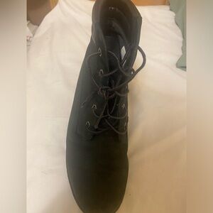 Timberland wedge black bootie